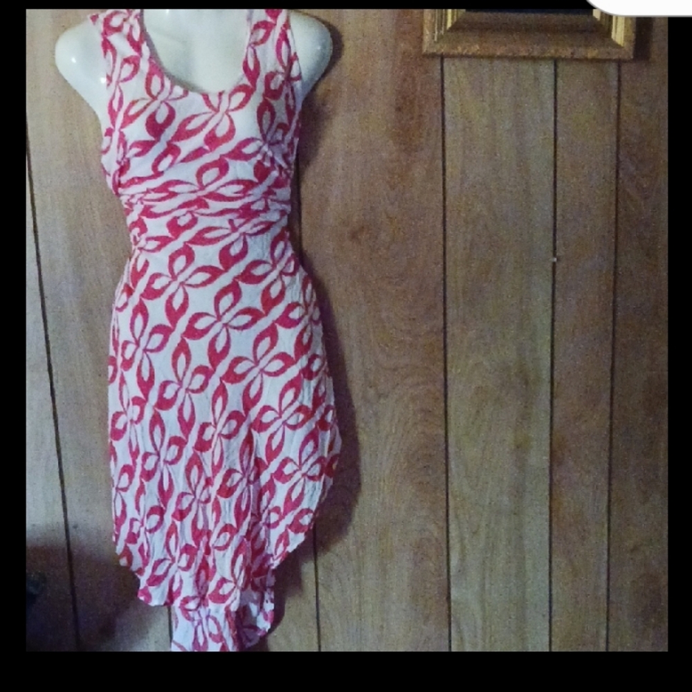 Island Escape Women's Vibrant Red Dress